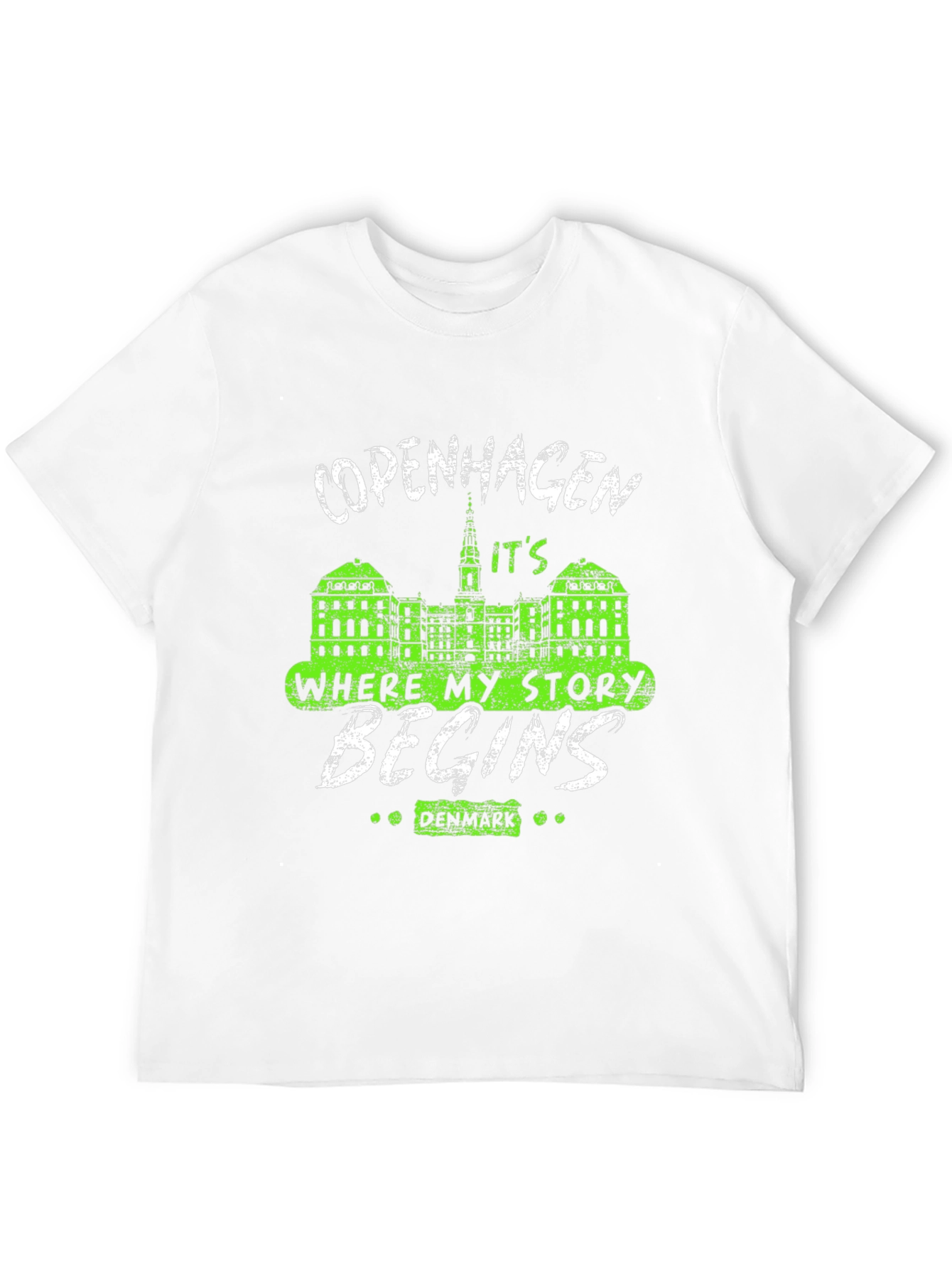 Copenhagen Story T-Shirt - Denmark Souvenir Tee