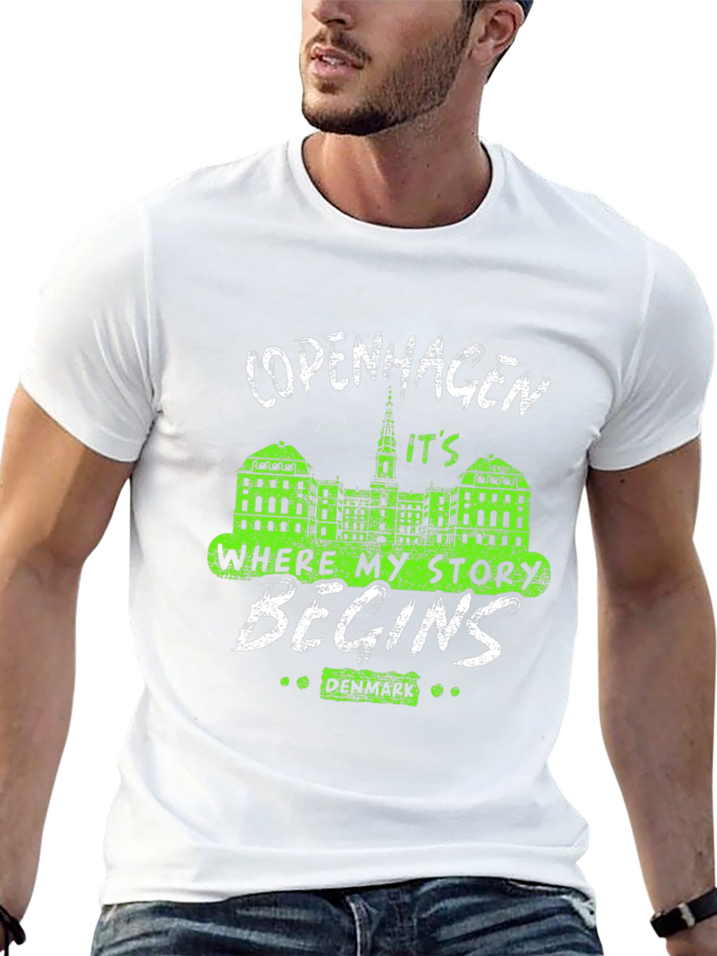 Copenhagen Story T-Shirt - Denmark Souvenir Tee