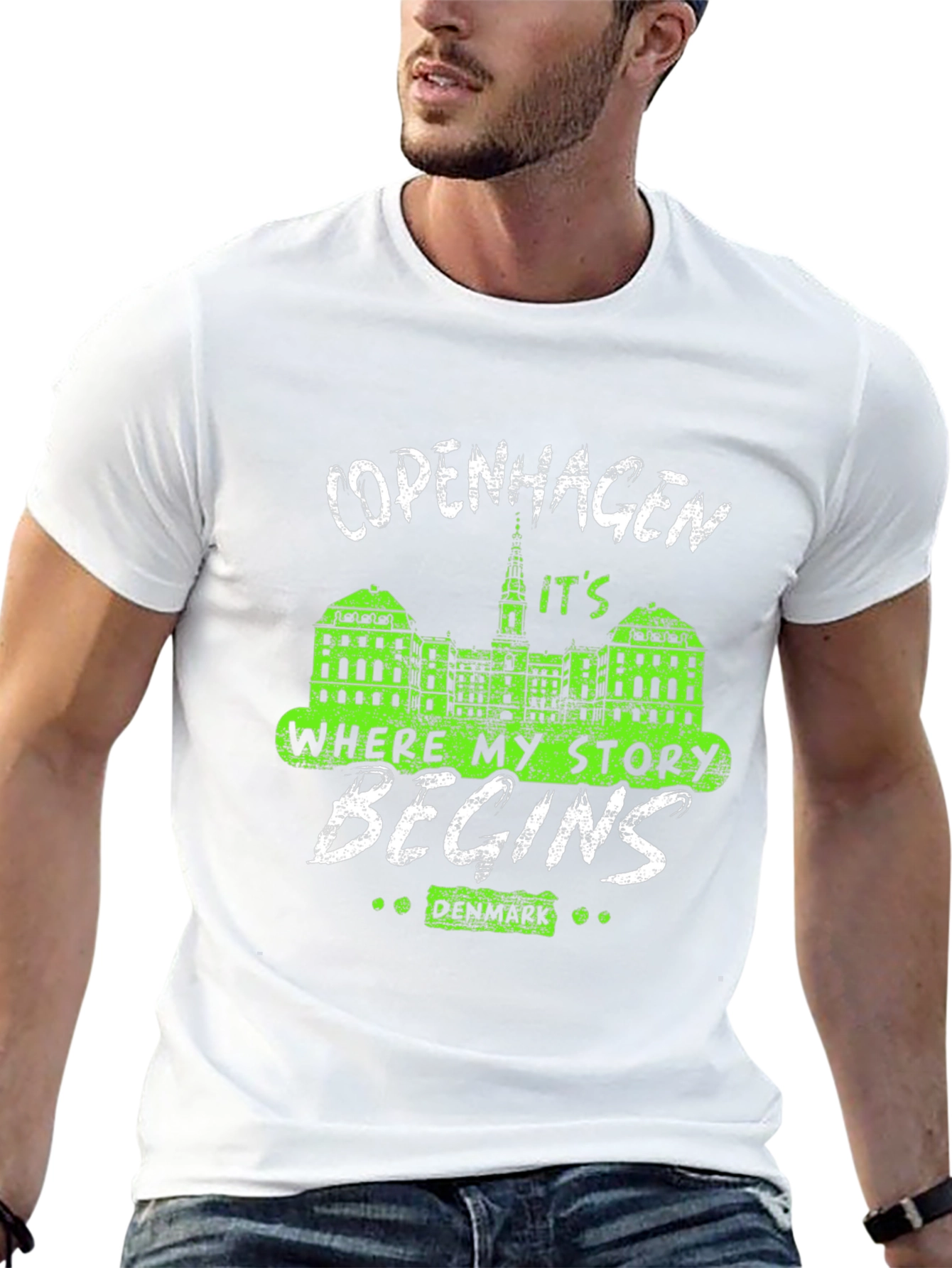Copenhagen Story T-Shirt - Denmark Souvenir Tee