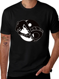 Yin Yang Snake Graphic T-Shirt