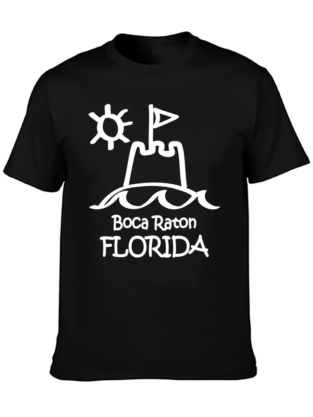 Boca Raton Florida Sandcastle T-Shirt