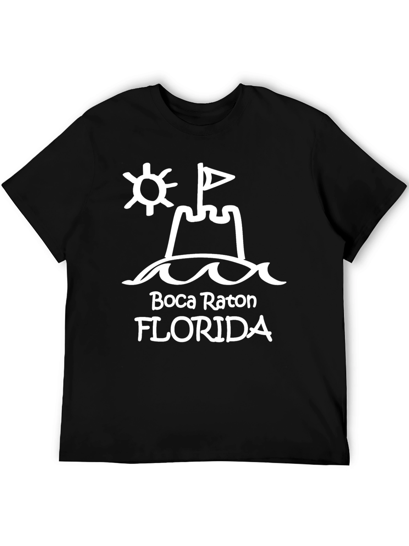 Boca Raton Florida Sandcastle T-Shirt