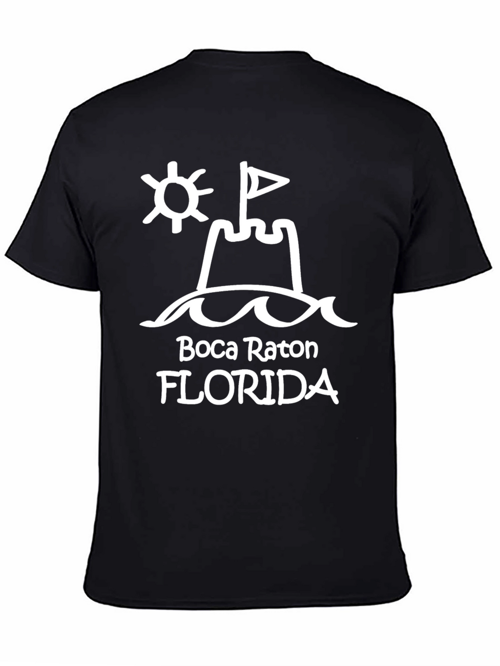 Boca Raton Florida Sandcastle T-Shirt