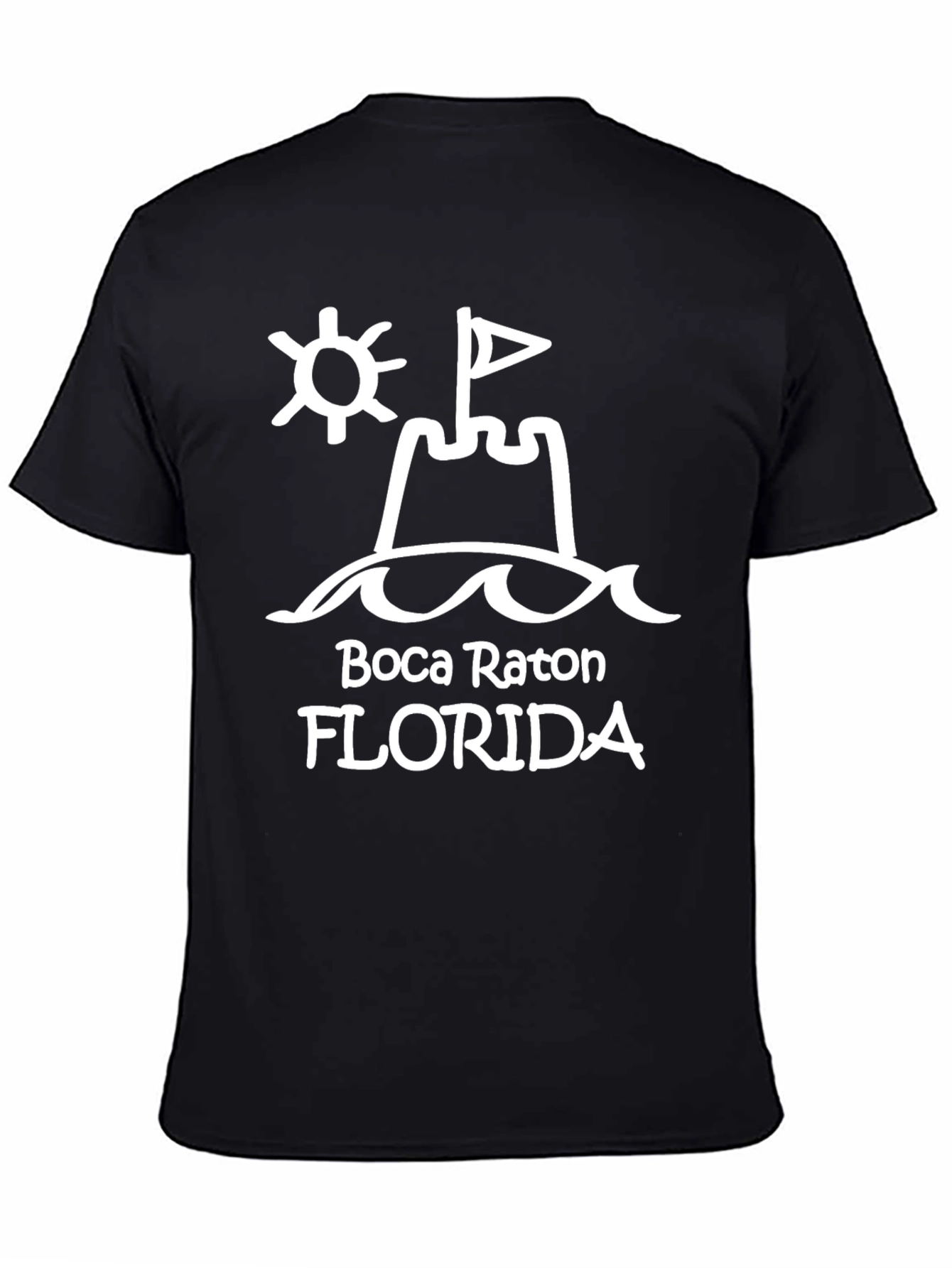 Boca Raton Florida Sandcastle T-Shirt