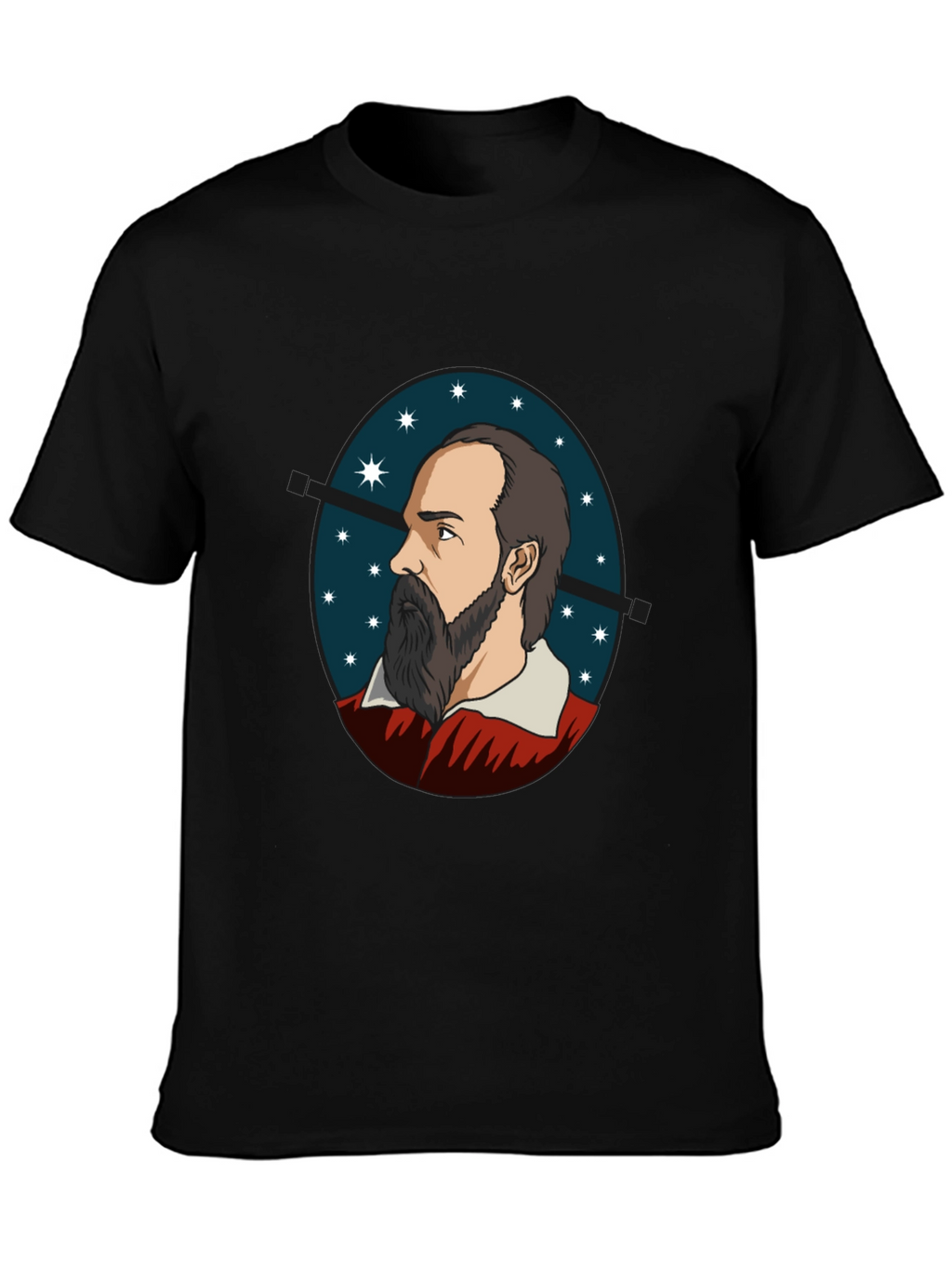 Philosopher Portrait Tee - Black