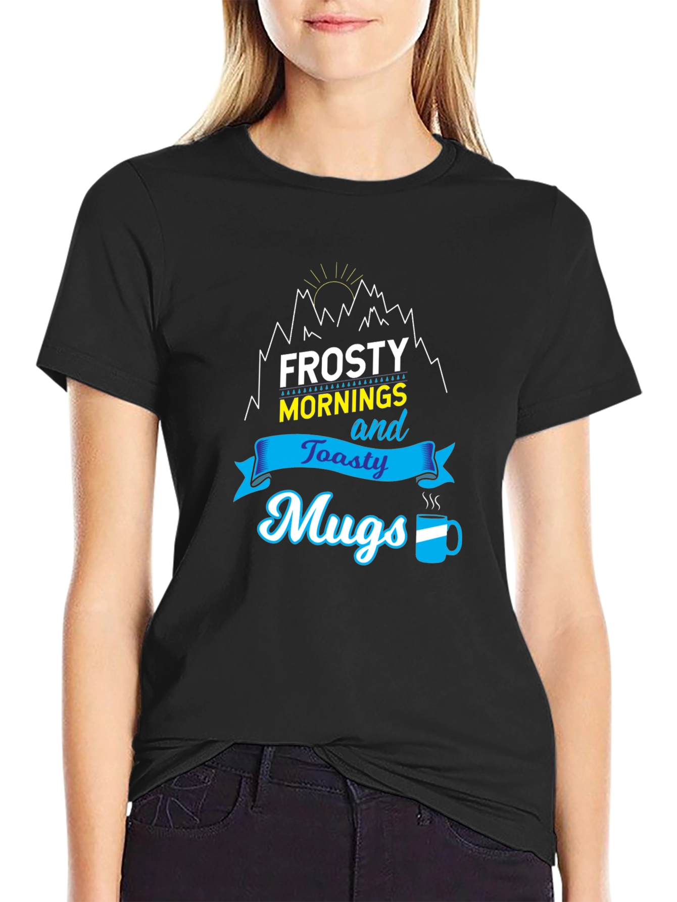 Frosty Mornings & Toasty Mugs Graphic Tee