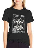True Joy is Sinning Baphomet T-Shirt