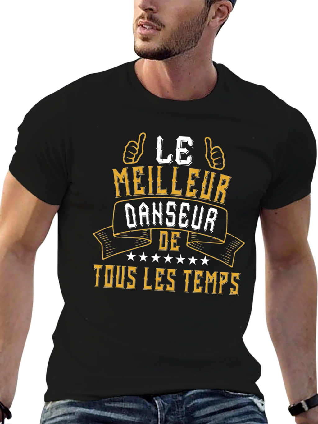 Le Meilleur Danseur T-Shirt - Black Graphic Tee