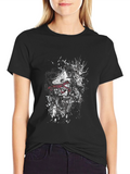 Pirate Skull Graphic Black T-Shirt