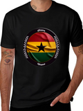 Ghana Flag T-Shirt - Black Pride