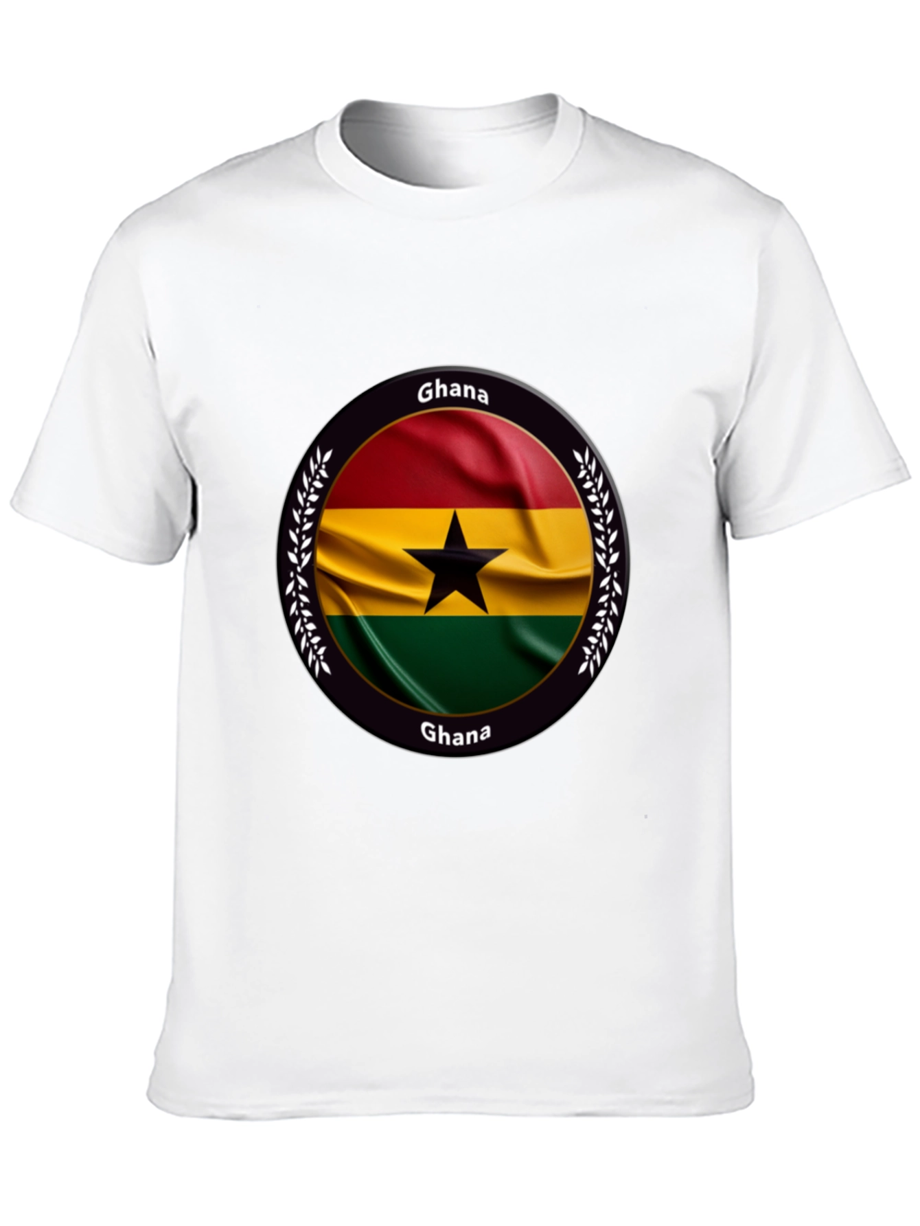 Ghana Flag T-Shirt - Black Pride