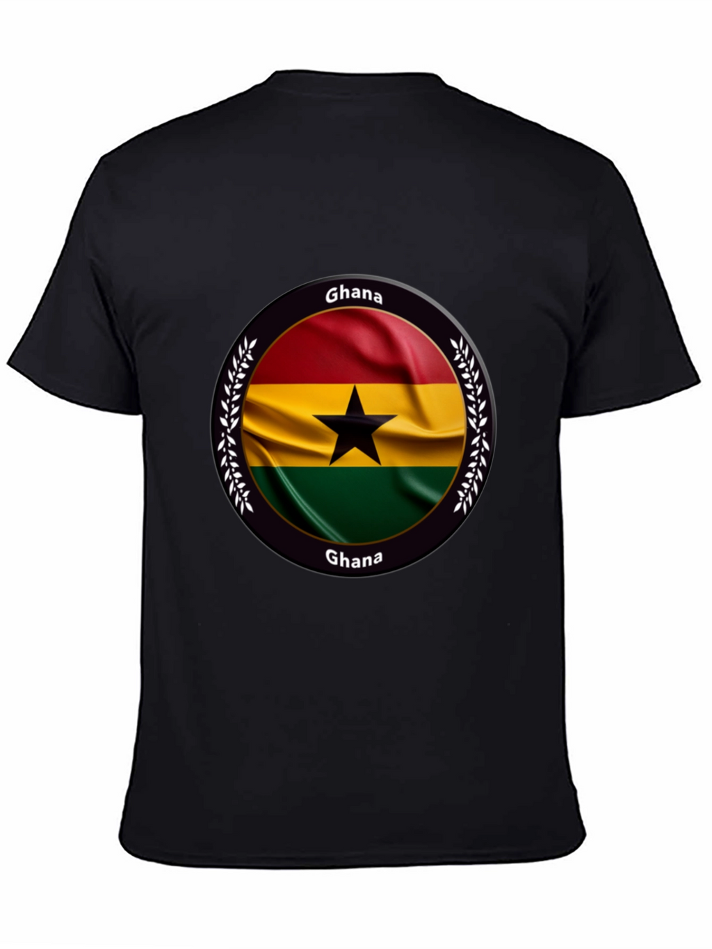 Ghana Flag T-Shirt - Black Pride