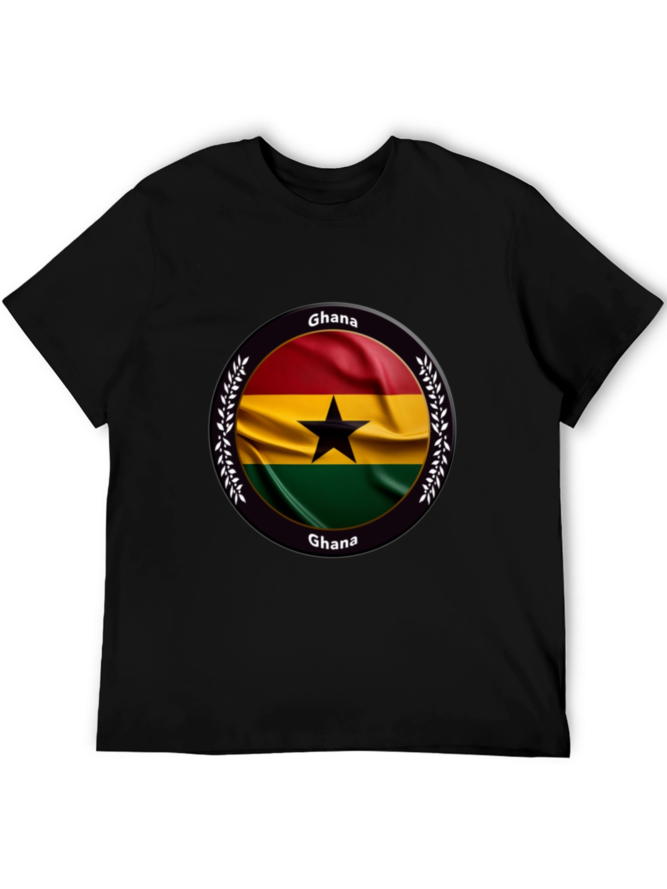 Ghana Flag T-Shirt - Black Pride