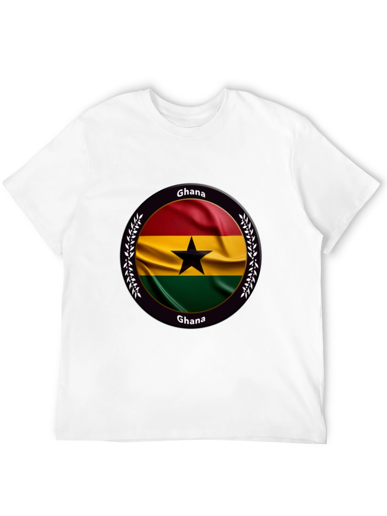 Ghana Flag T-Shirt - Black Pride