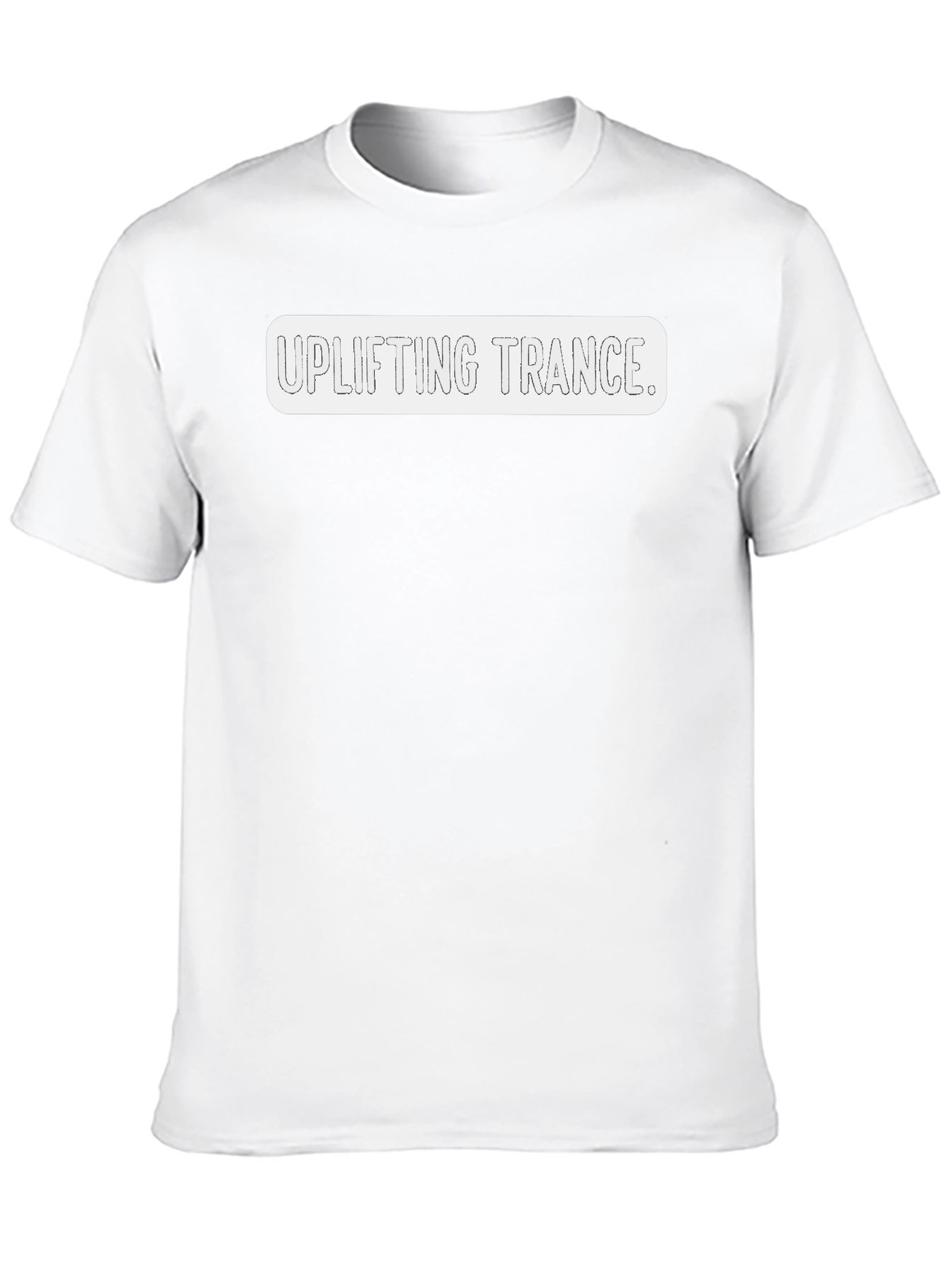 Uplifting Trance Black Graphic Tee - Stylish Music Lover Shirt