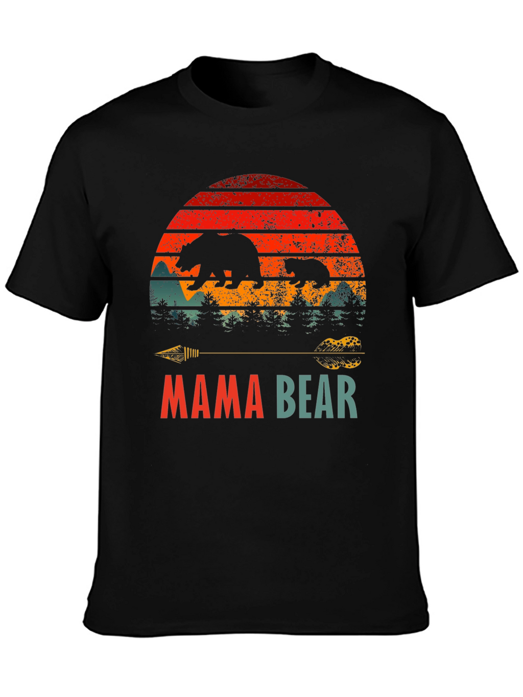 Mama Bear Graphic Tee - Unisex Nature Shirt