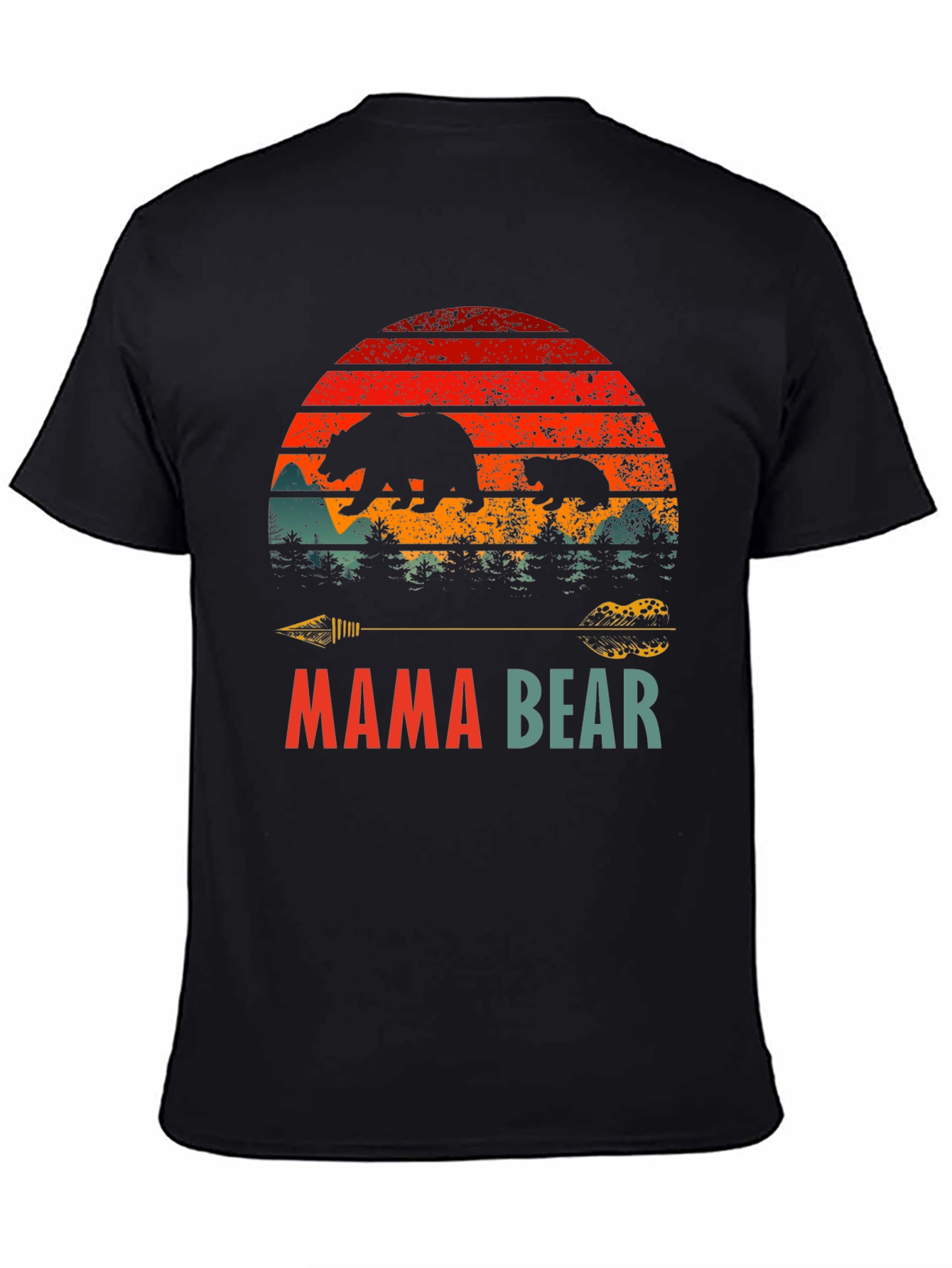 Mama Bear Graphic Tee - Unisex Nature Shirt