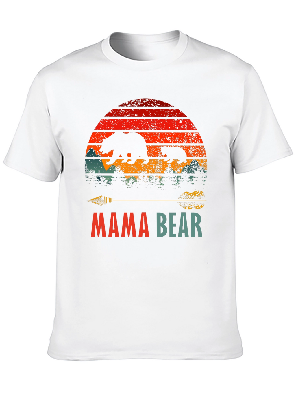Mama Bear Graphic Tee - Unisex Nature Shirt