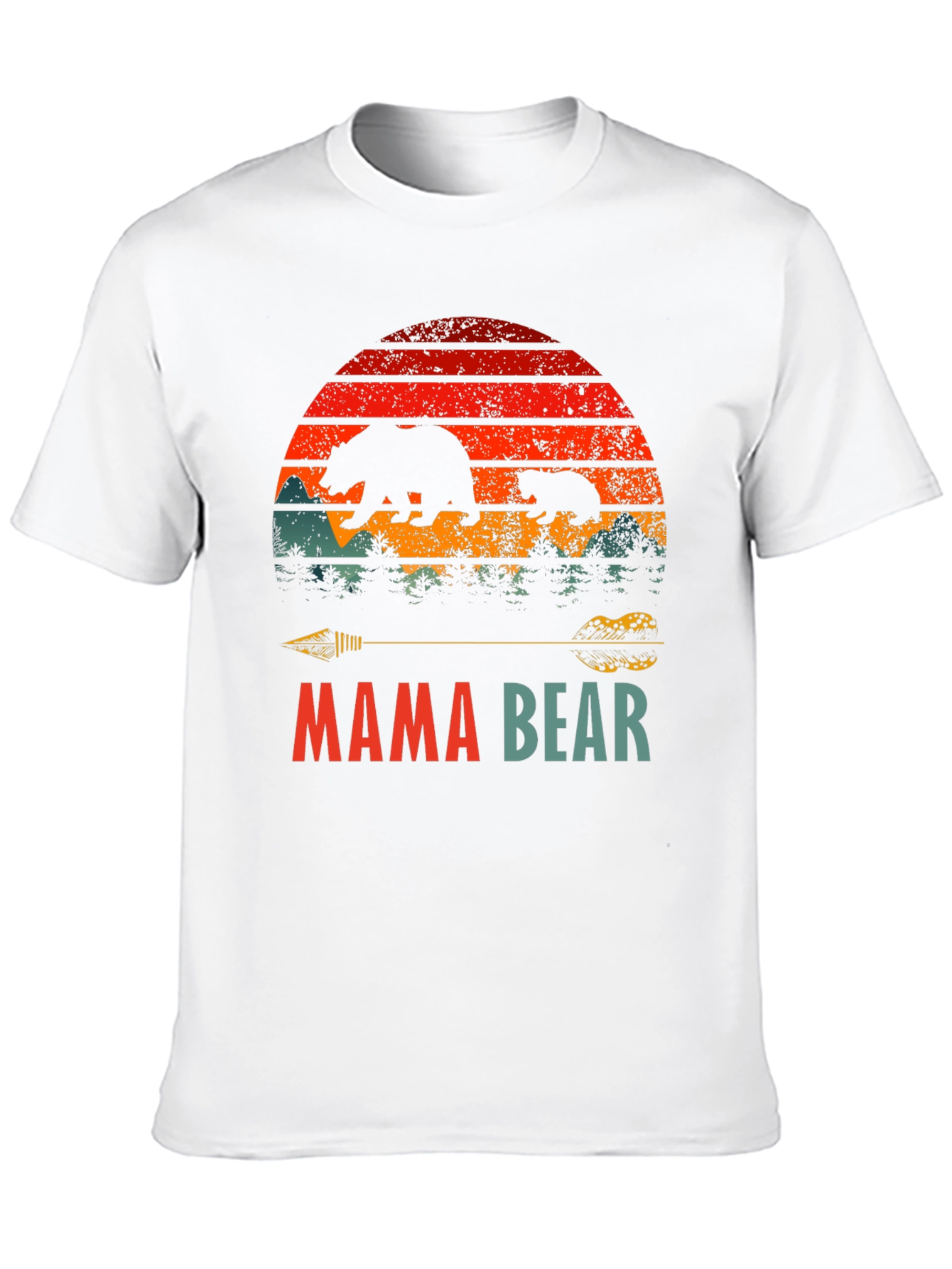 Mama Bear Graphic Tee - Unisex Nature Shirt