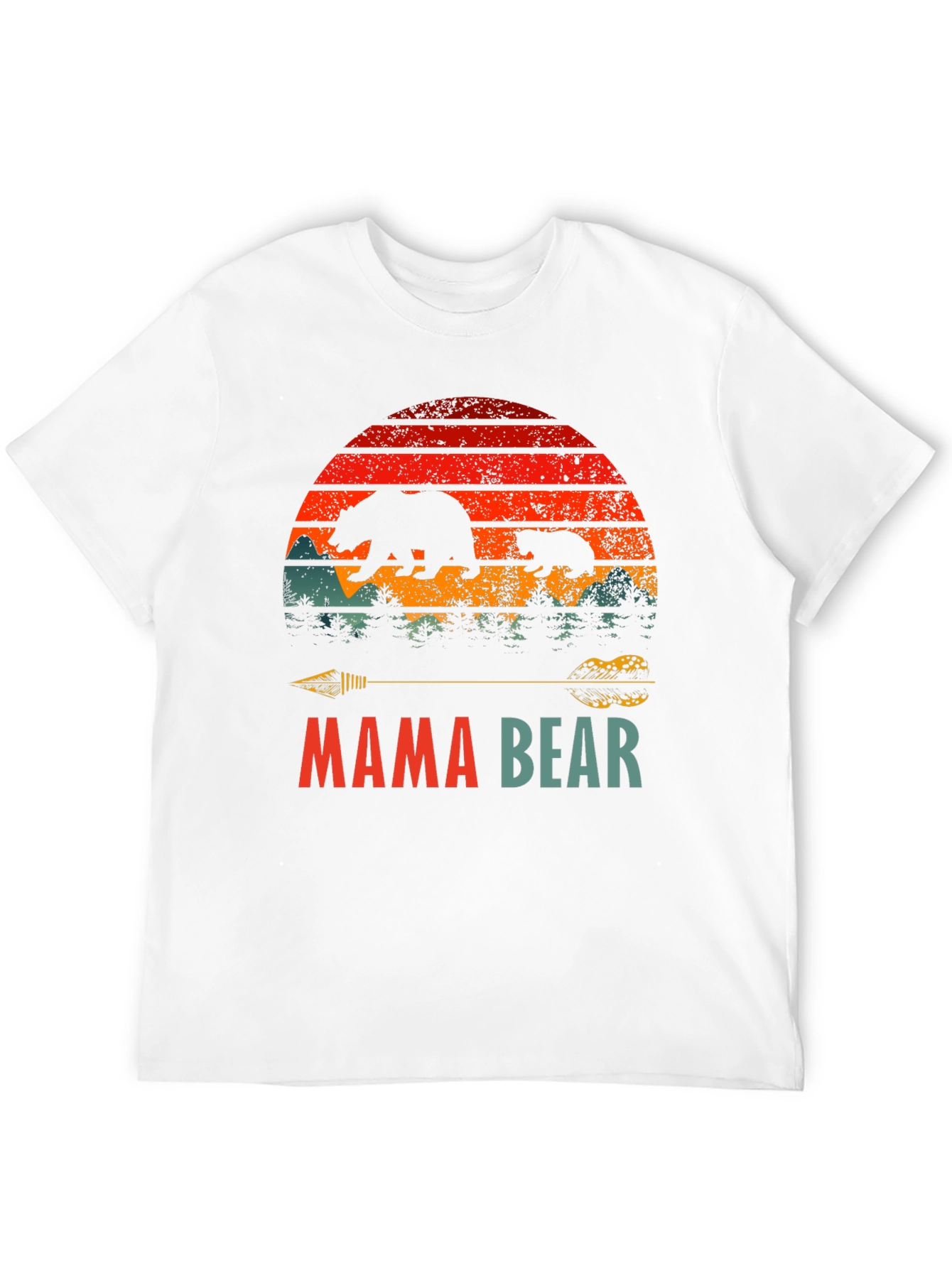 Mama Bear Graphic Tee - Unisex Nature Shirt