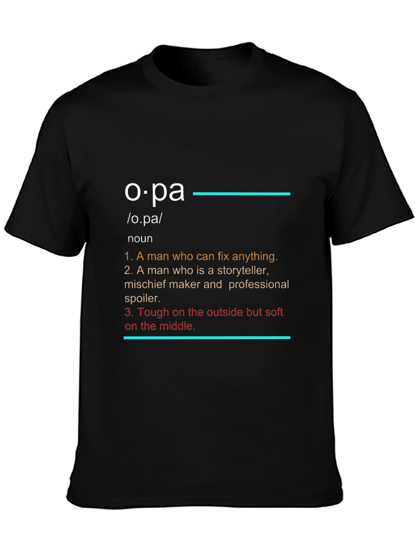 Opa Definition T-Shirt - Gift for Grandpa