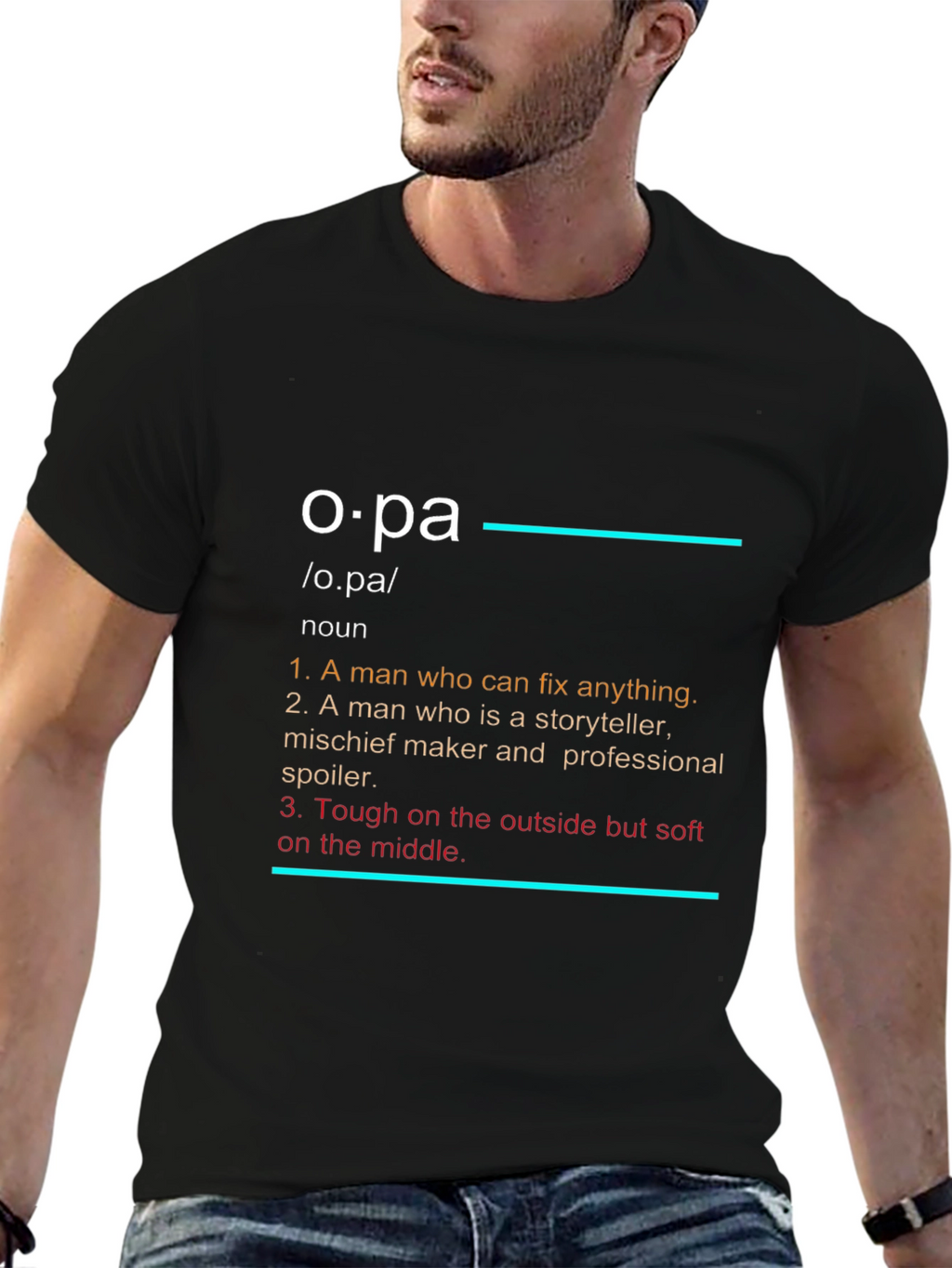 Opa Definition T-Shirt - Gift for Grandpa