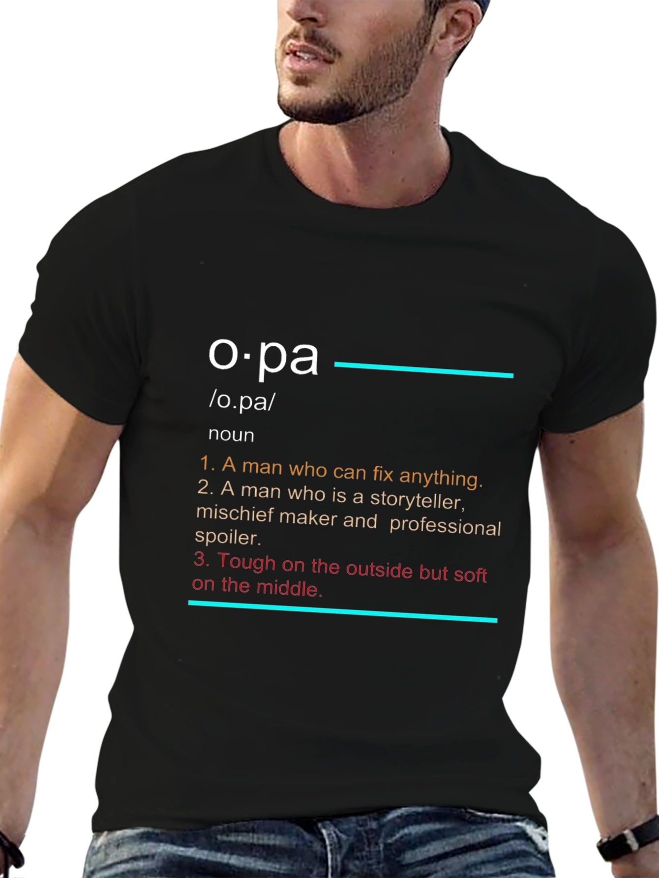 Opa Definition T-Shirt - Gift for Grandpa