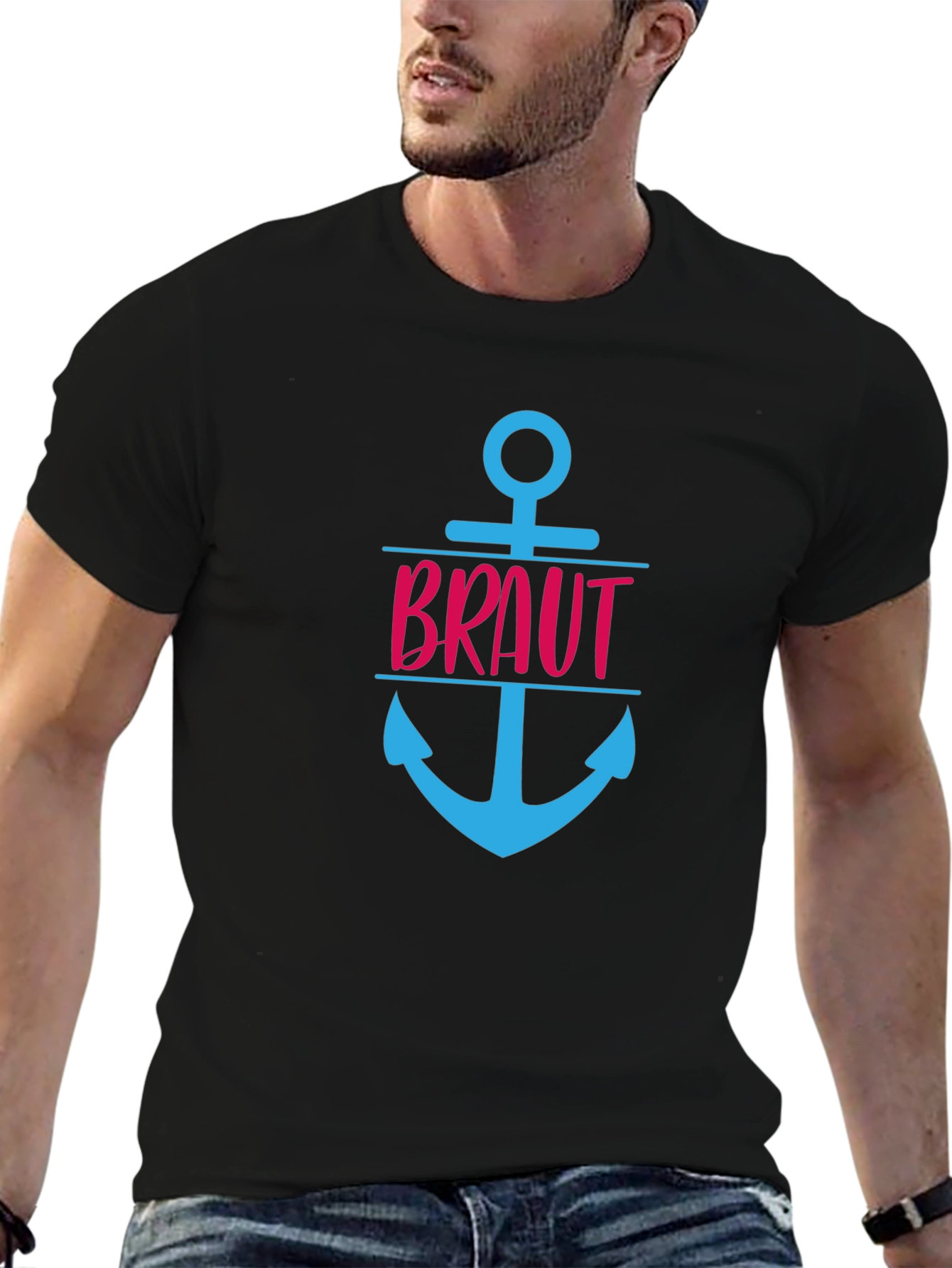 Nautical Bride T-Shirt - Anchor Wedding Tee