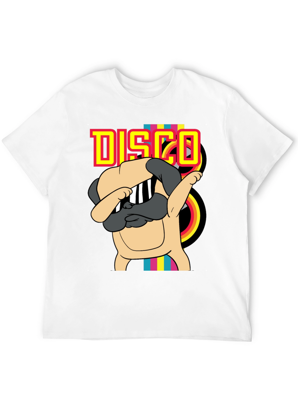 Disco Pug T-Shirt - Dab Dance