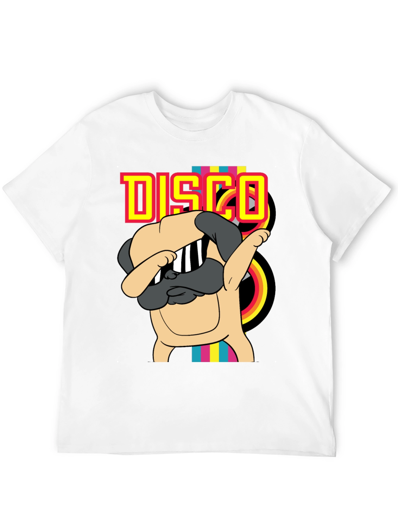 Disco Pug T-Shirt - Dab Dance