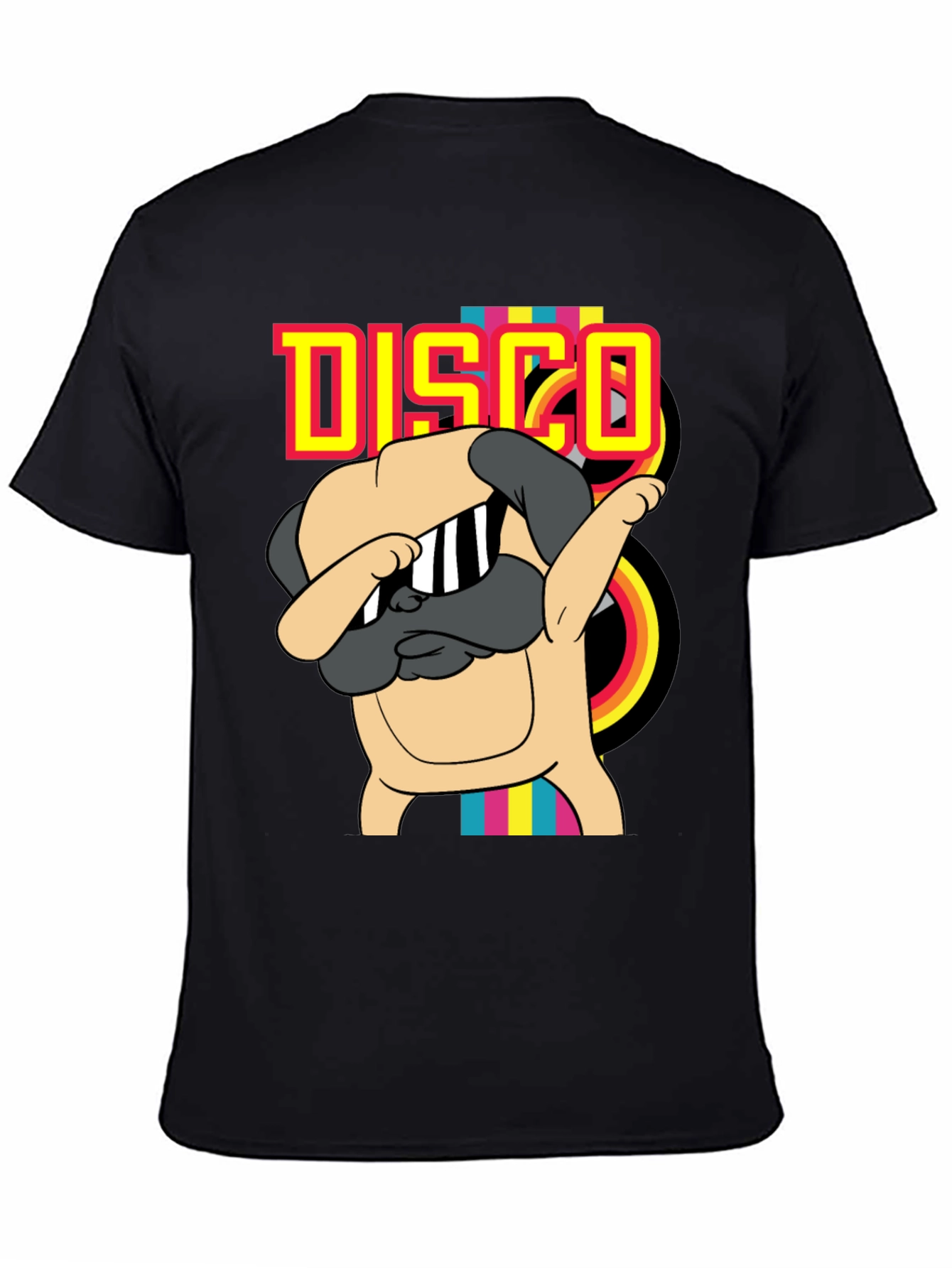Disco Pug T-Shirt - Dab Dance