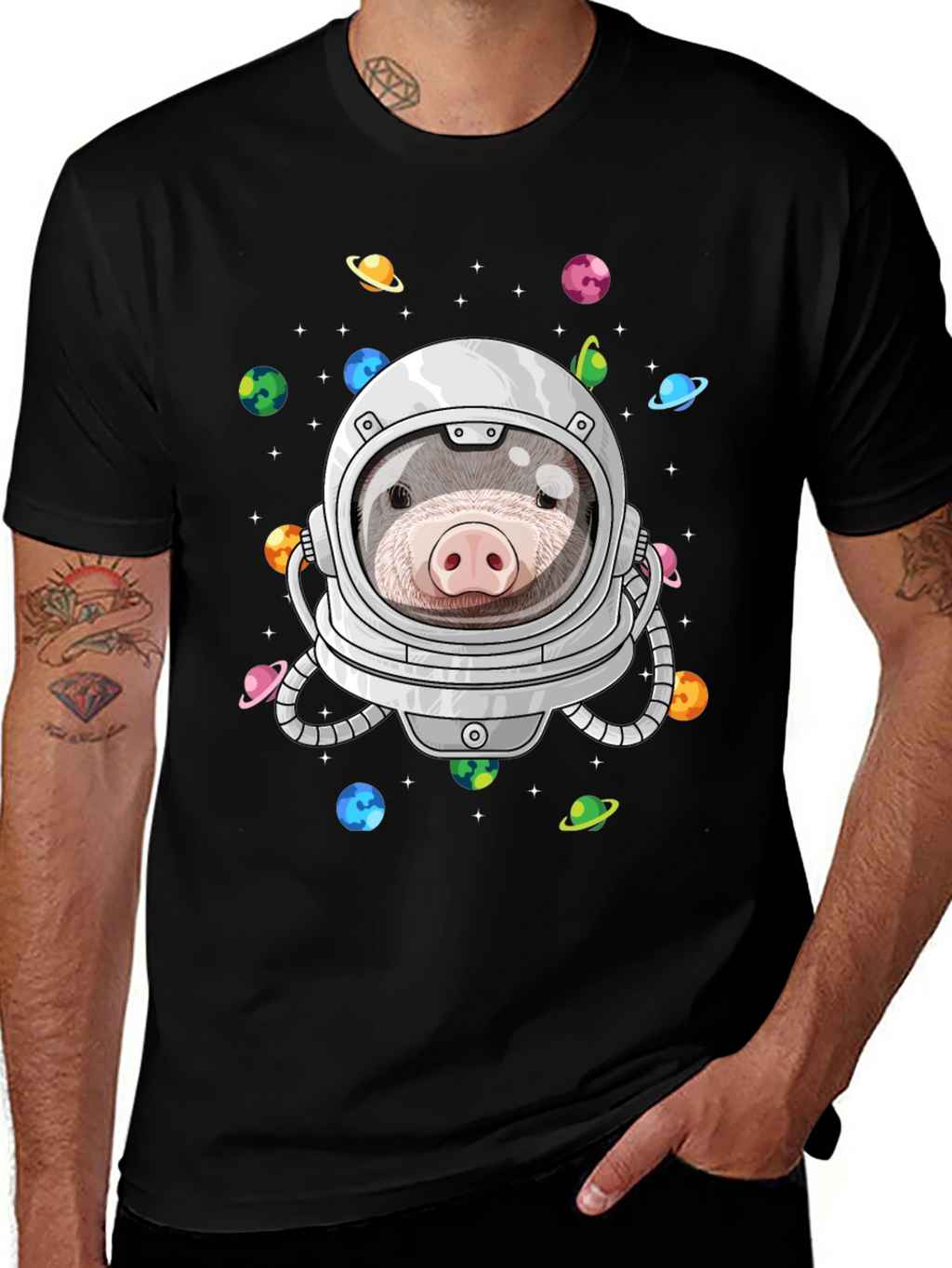 Mole Astronaut T-Shirt: Space Explorer Tee