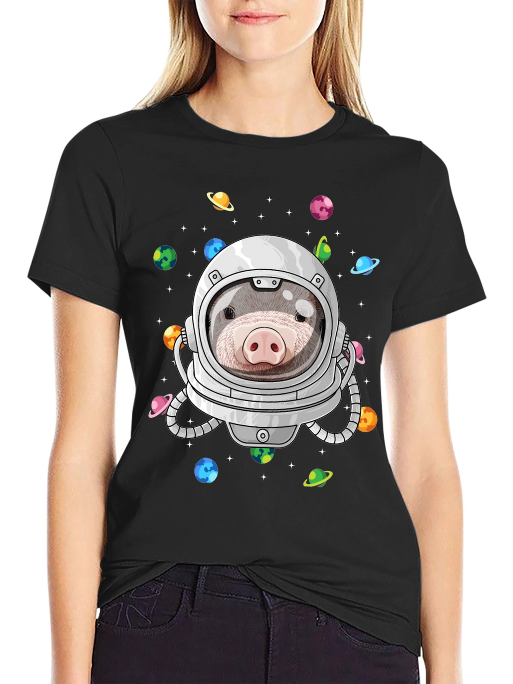 Mole Astronaut T-Shirt: Space Explorer Tee