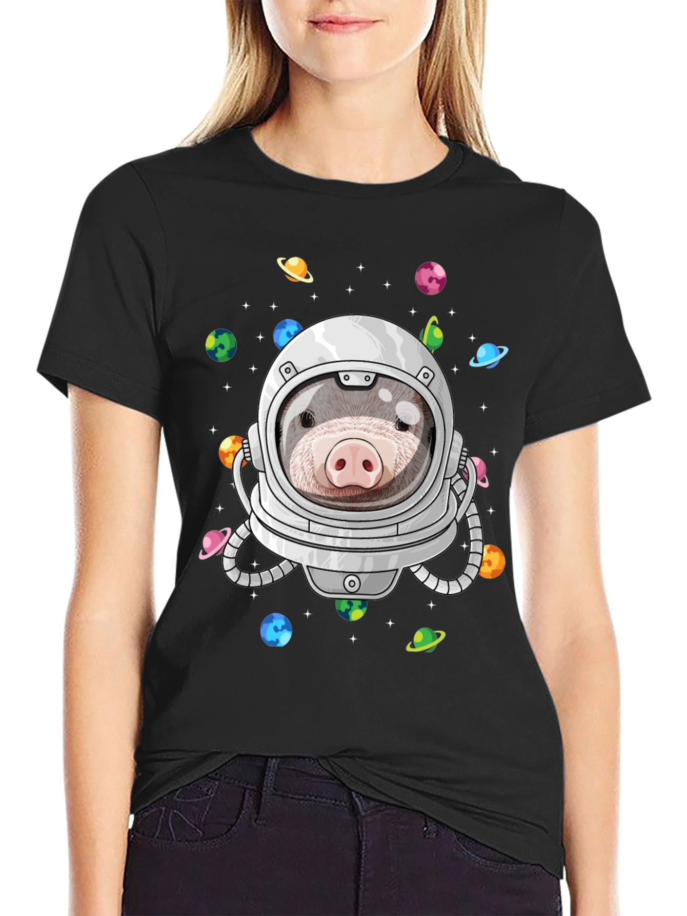 Mole Astronaut T-Shirt: Space Explorer Tee