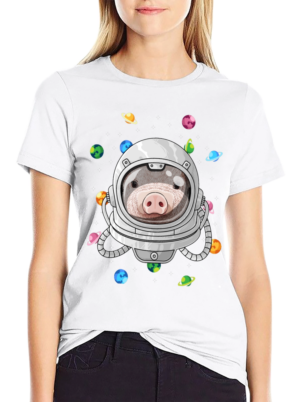 Mole Astronaut T-Shirt: Space Explorer Tee