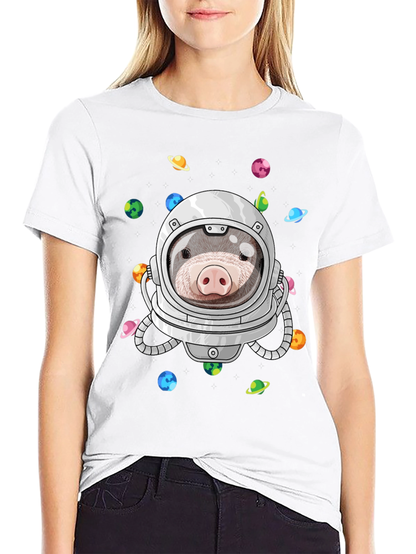 Mole Astronaut T-Shirt: Space Explorer Tee