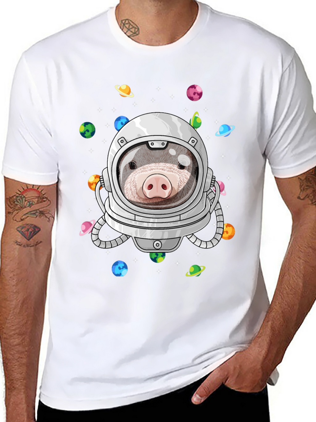 Mole Astronaut T-Shirt: Space Explorer Tee