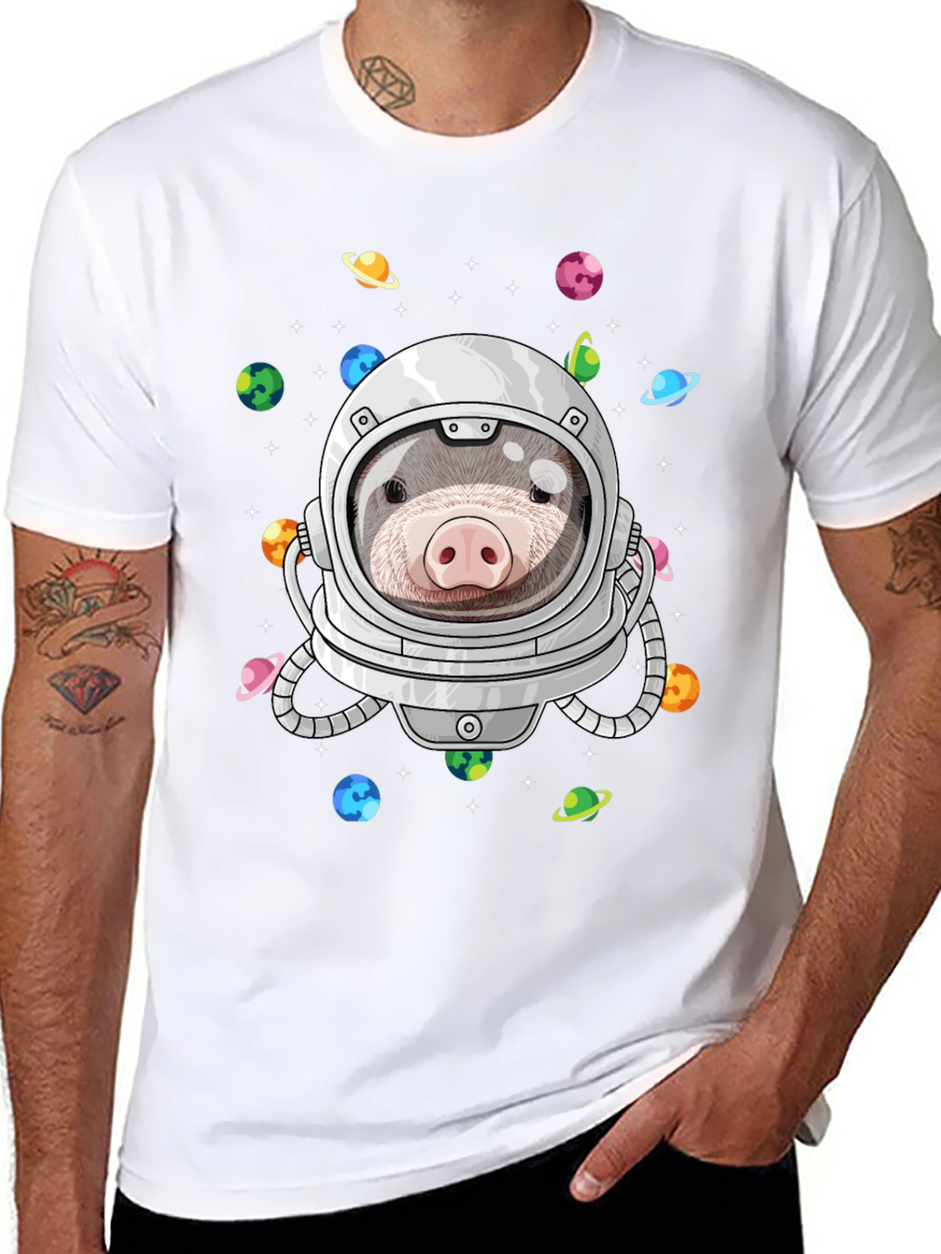 Mole Astronaut T-Shirt: Space Explorer Tee