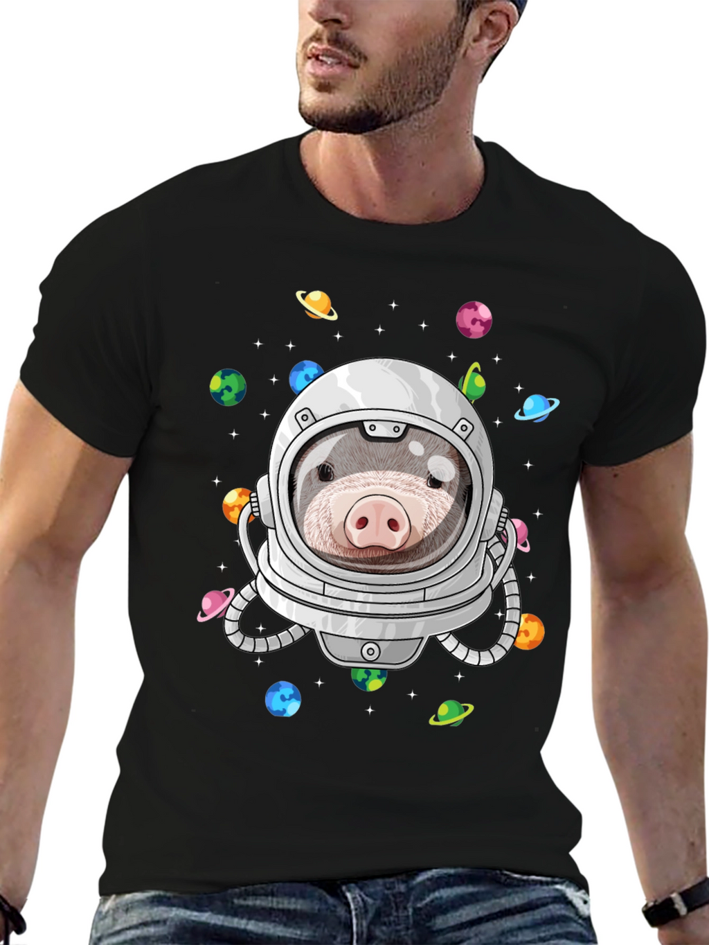 Mole Astronaut T-Shirt: Space Explorer Tee