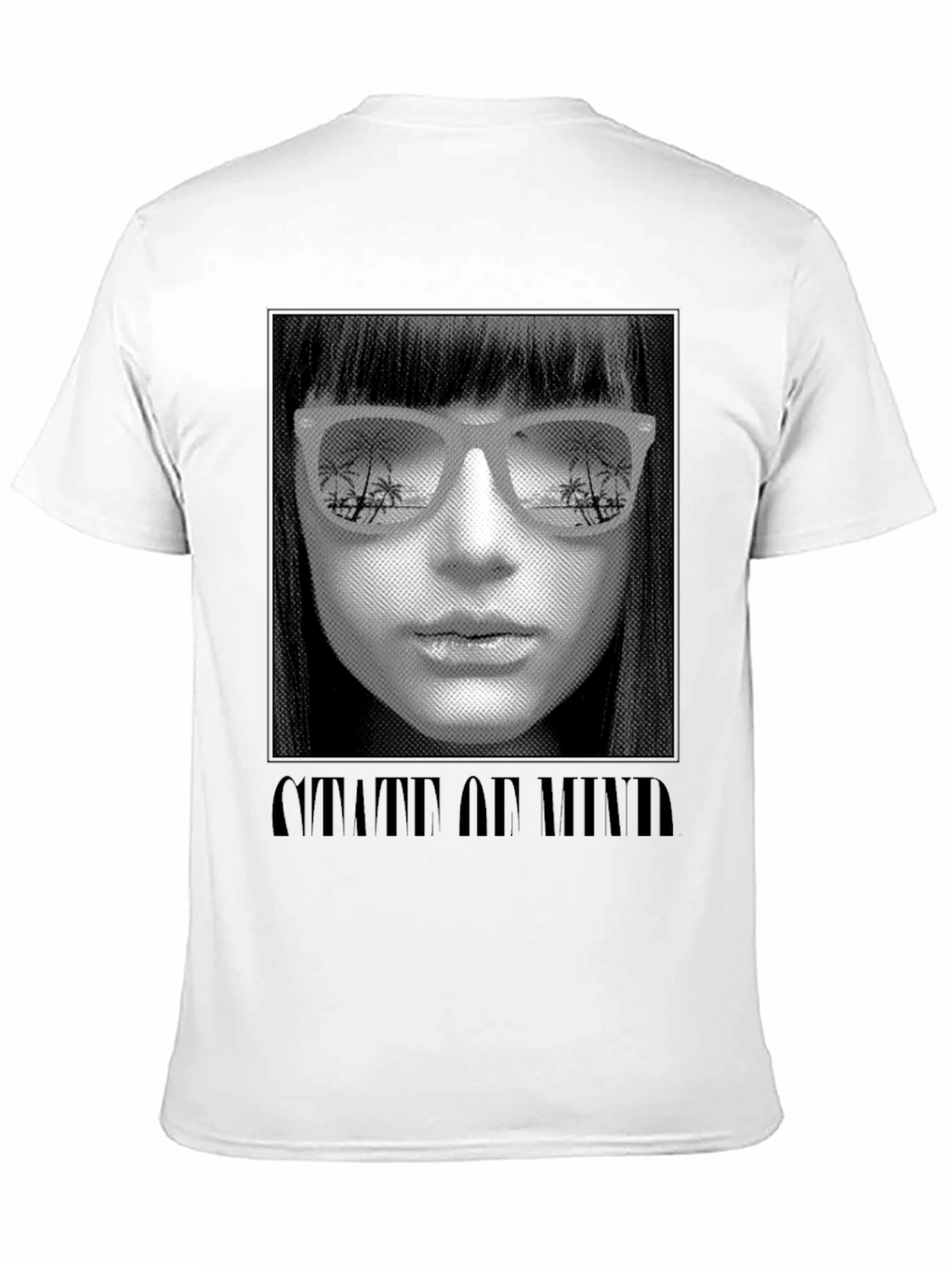 State of Mind Graphic Print Black T-Shirt