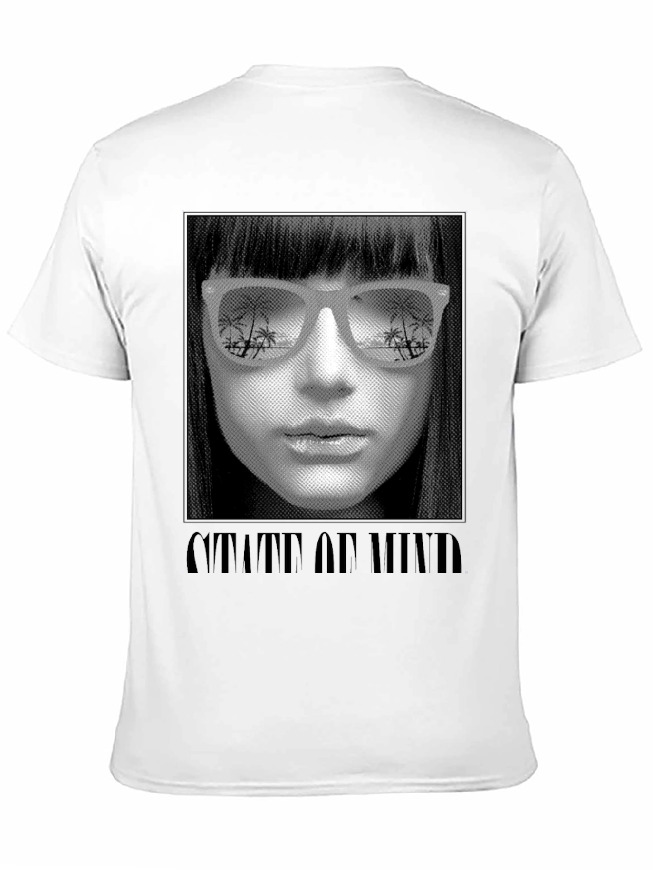State of Mind Graphic Print Black T-Shirt