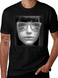 State of Mind Graphic Print Black T-Shirt
