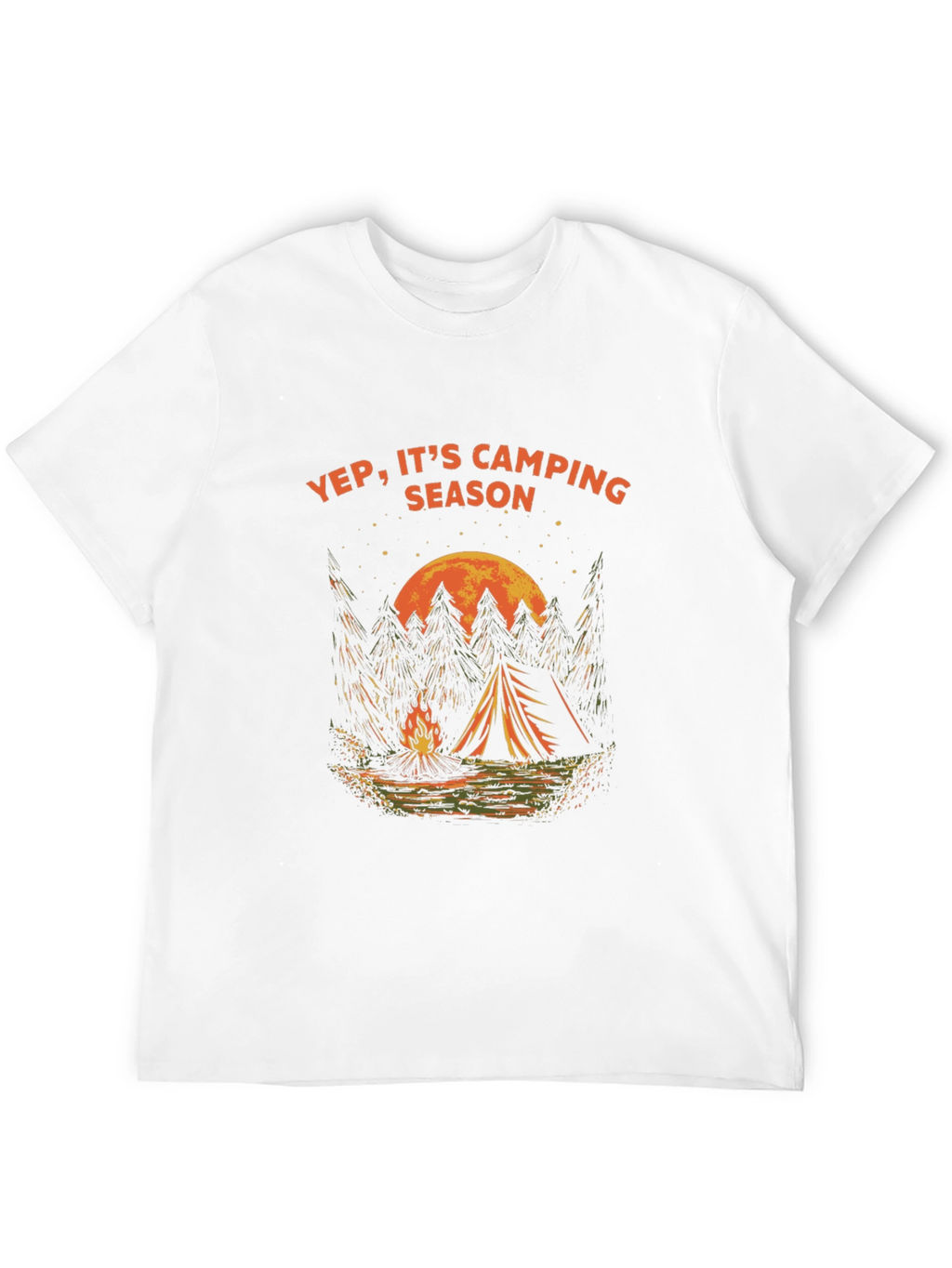 Yep Its Camping Season Graphic Tee