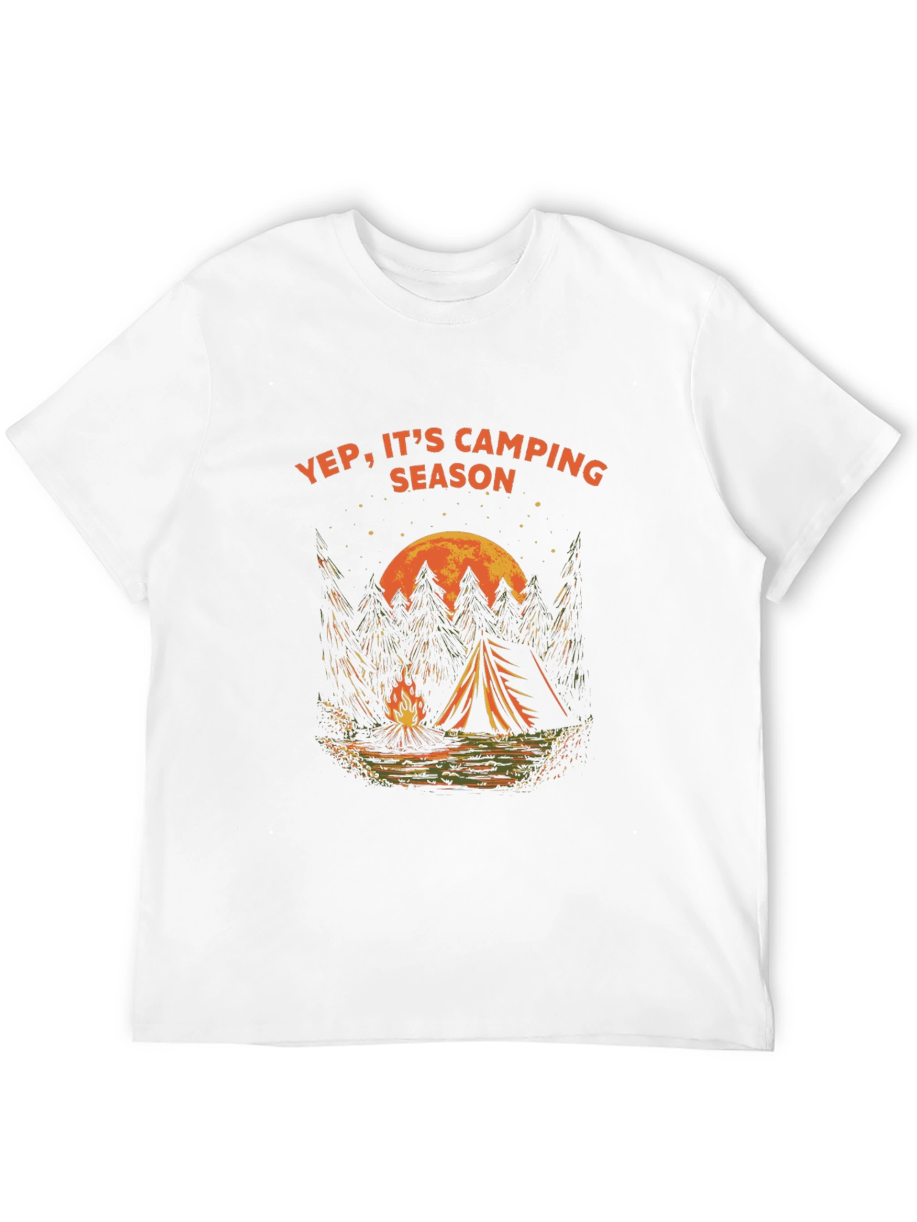 Yep Its Camping Season Graphic Tee