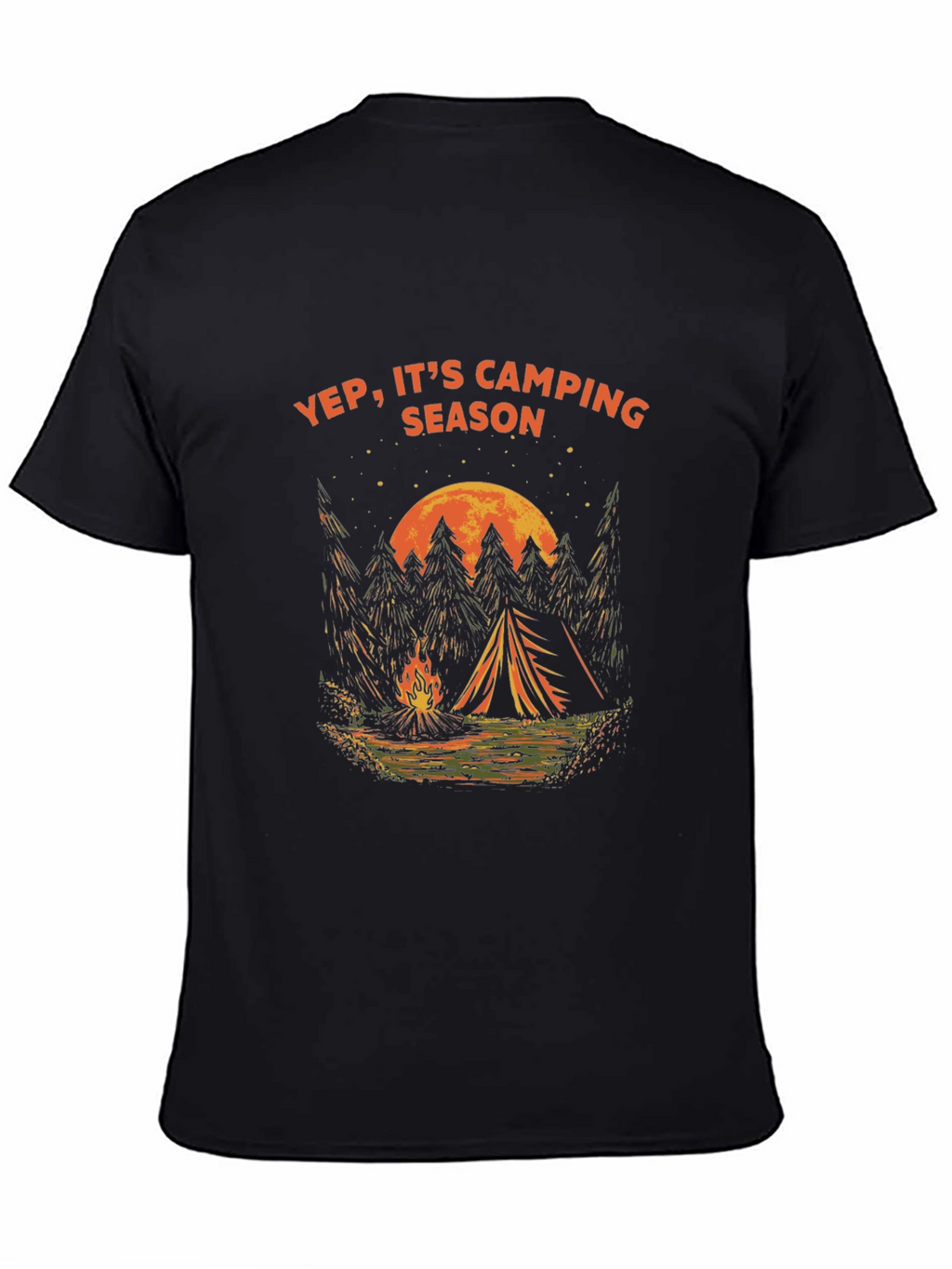 Yep Its Camping Season Graphic Tee