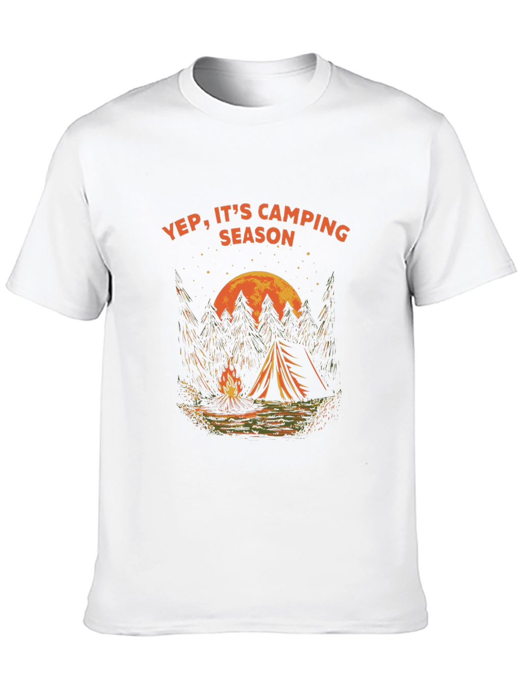 Yep Its Camping Season Graphic Tee