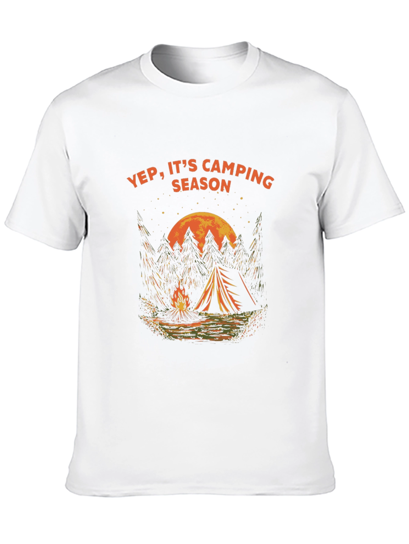 Yep Its Camping Season Graphic Tee