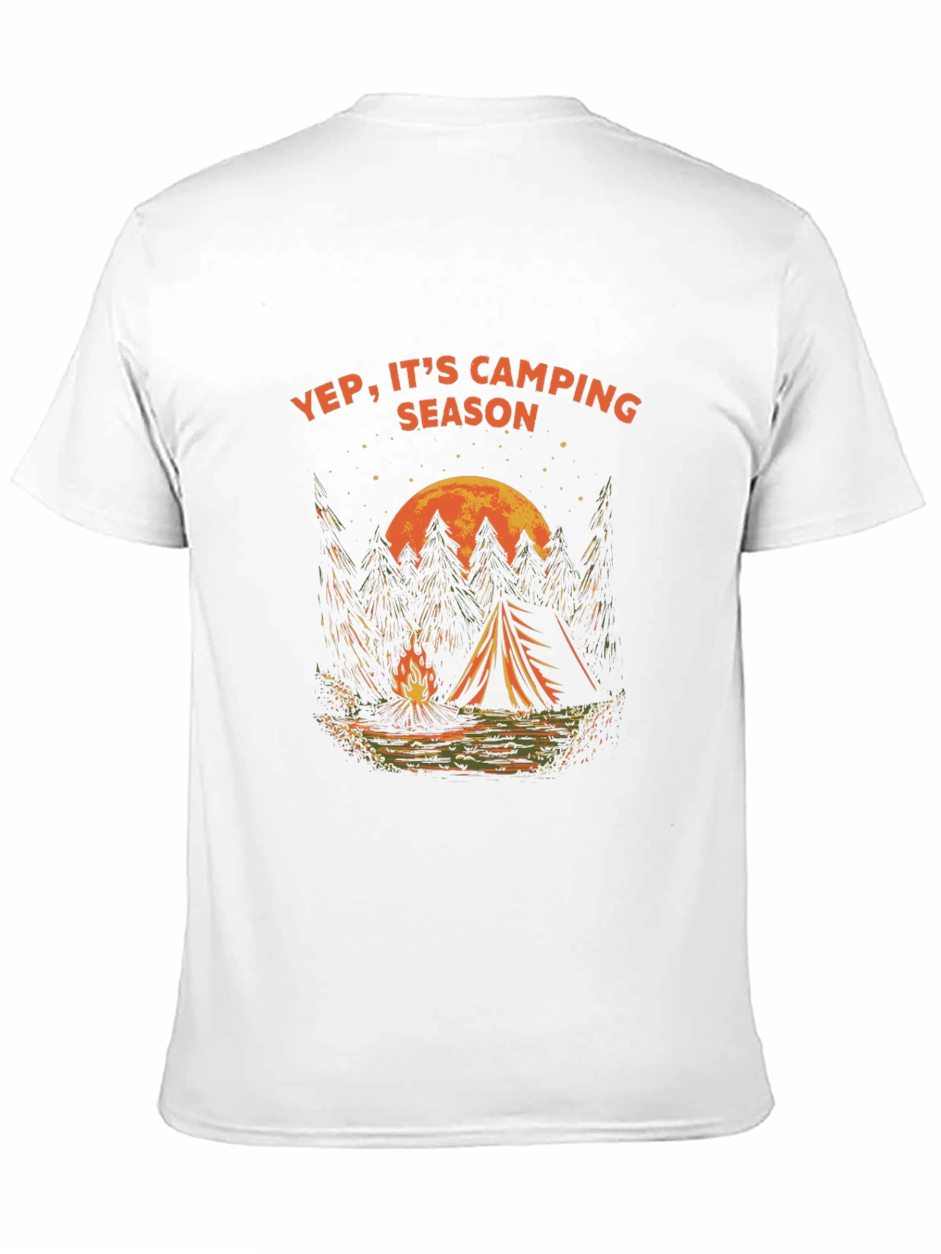 Yep Its Camping Season Graphic Tee