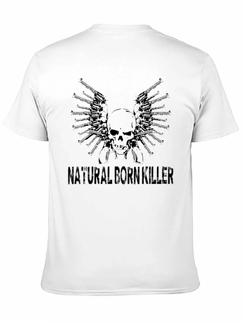 Natural Born Killer Skull & Guns Graphic Tee