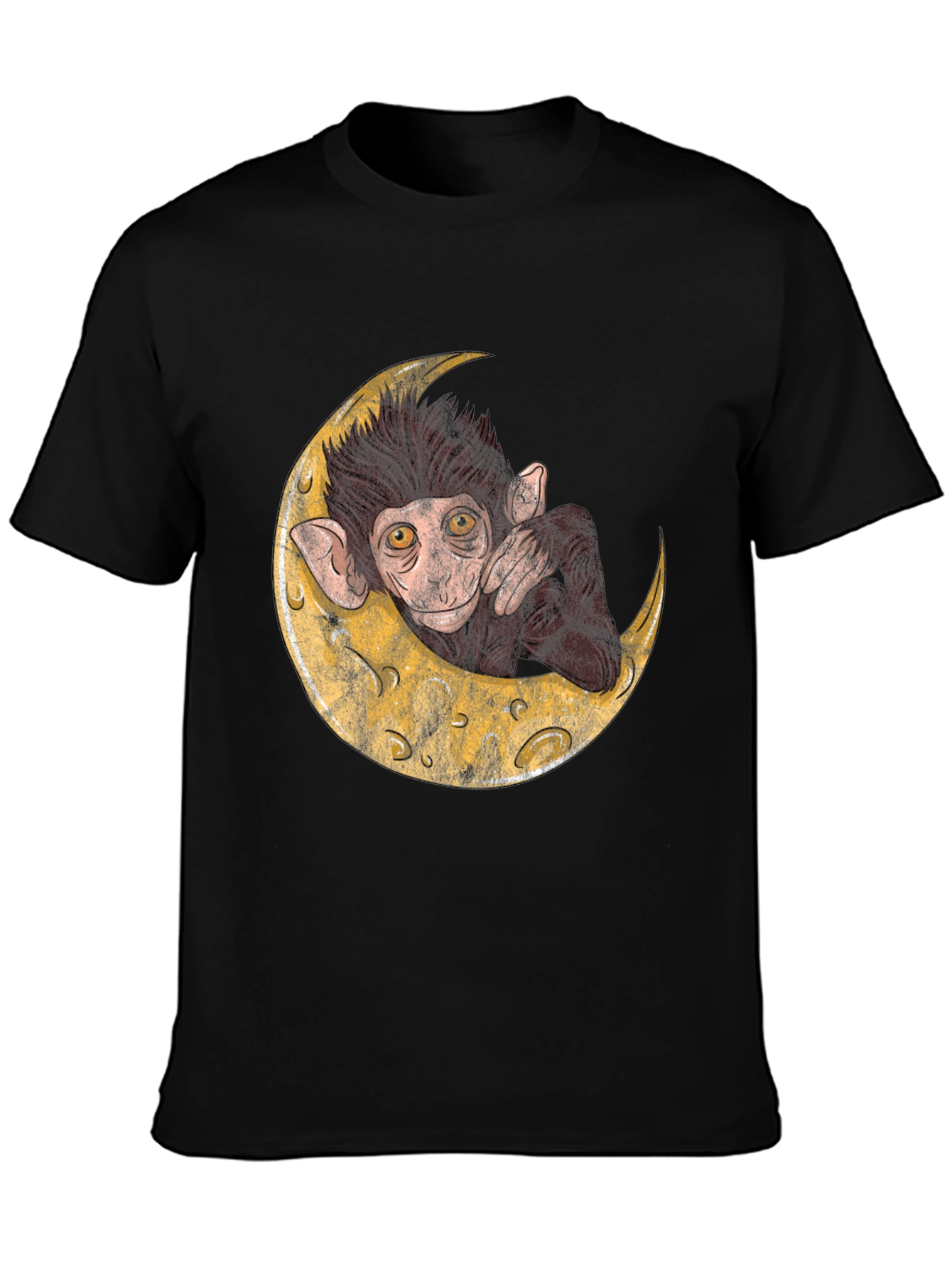 Monkey on the Moon Graphic T-Shirt